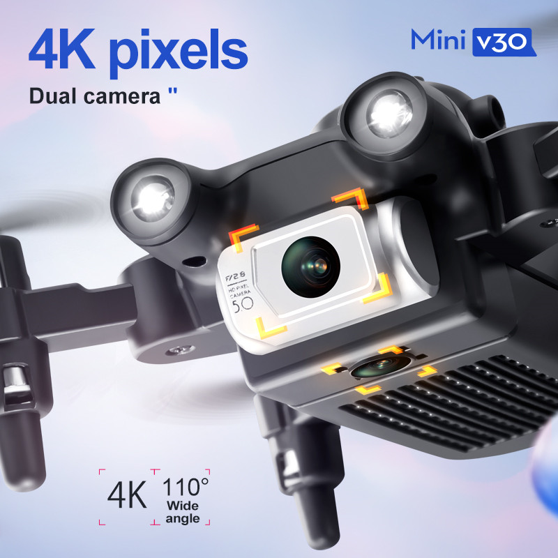 Mini V30 WiFi FPV Drone With 4 - огляд і ціна Drone Lidar