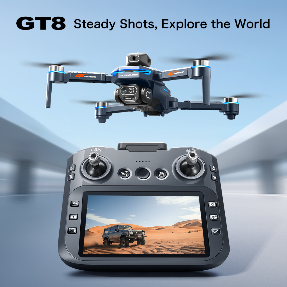 GT8 Max Foldable Drone 8K HD P - огляд і ціна Drone Surveying