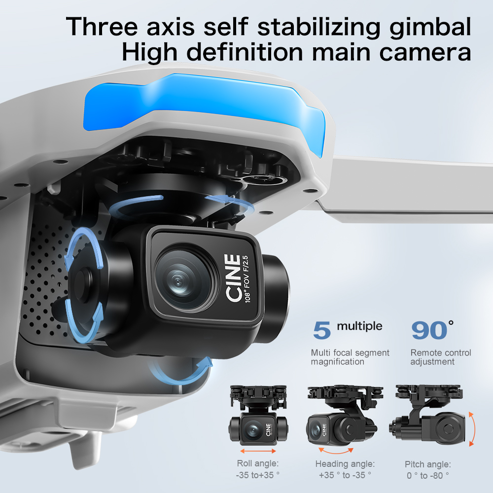 S-X1 MAX GPS Drone with 3-Axis - огляд і ціна Drone Multispectral