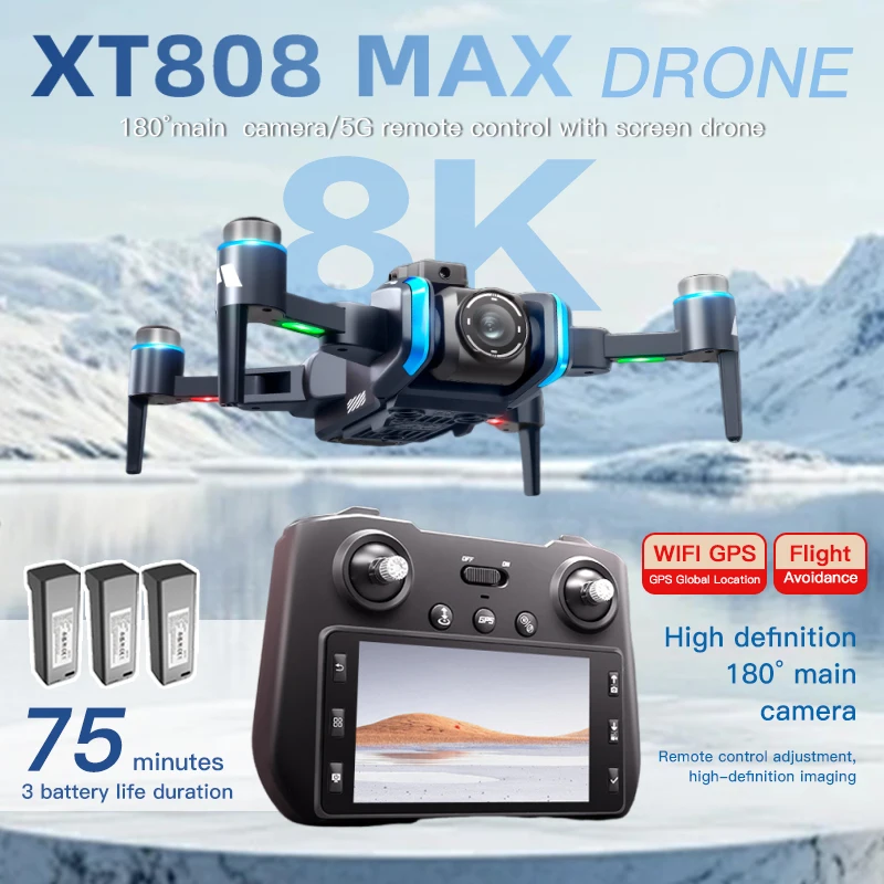 XT808 GPS Drone Professional 8 - огляд і ціна Drone Multispectral