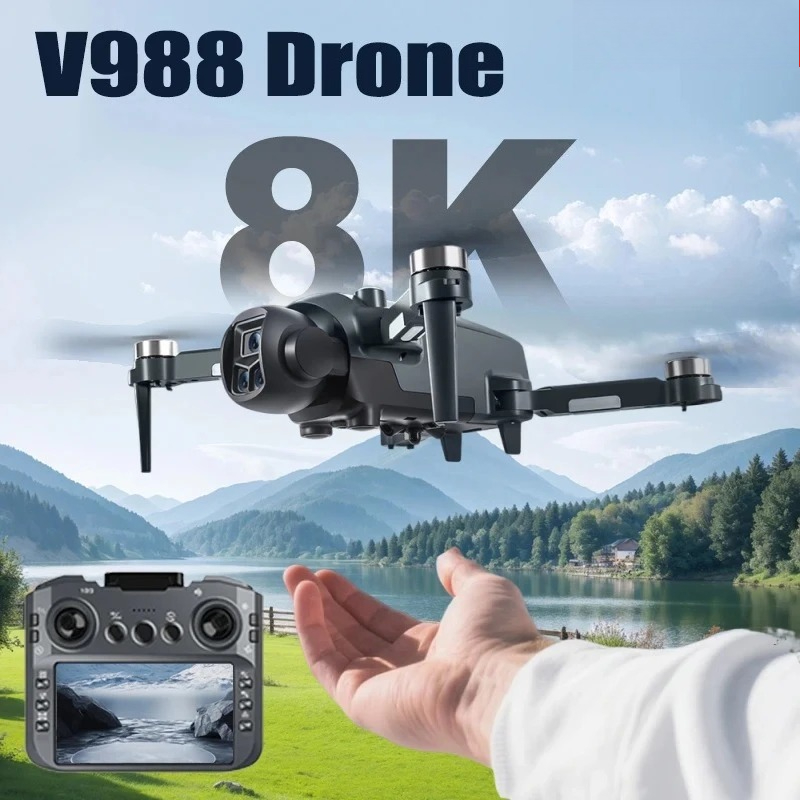 Original V988 Drone 8K HD Dual - огляд і ціна Drone Surveying
