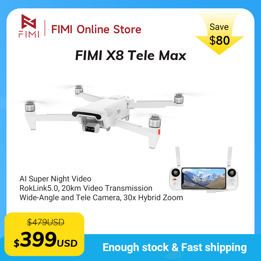 FIMI X8 Tele Max Drone 4K Prof - огляд і ціна Drone Multispectral